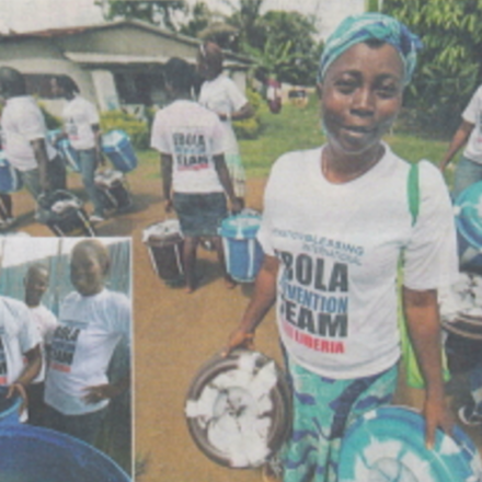 11月30日クリスチャン新聞にエボラ出血熱緊急支援が掲載されました